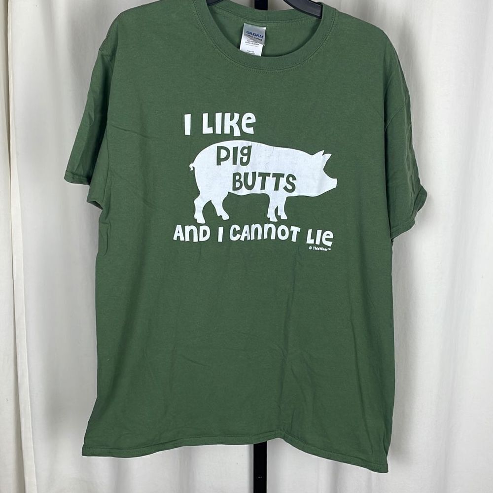 Gildan Pig Butts T-Shirt sz L